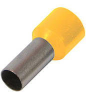 Ізольований наконечник втулковий e.terminal.stand.e7508.yellow 0.75 кв.мм, жовтий, E.NEXT
