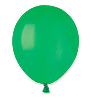 Воздушные шарики (13 см) 10 шт, Италия, цвет - зеленый (пастель)