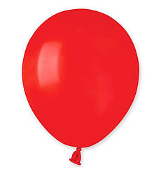 Повітряні кульки (13 см) 10 шт, Італія, червоний (пастель)