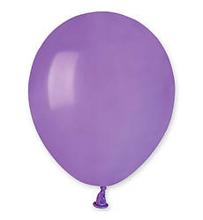 Повітряні кулі (13 см) 10 шт, Італія, колір - лаванда (пастель)
