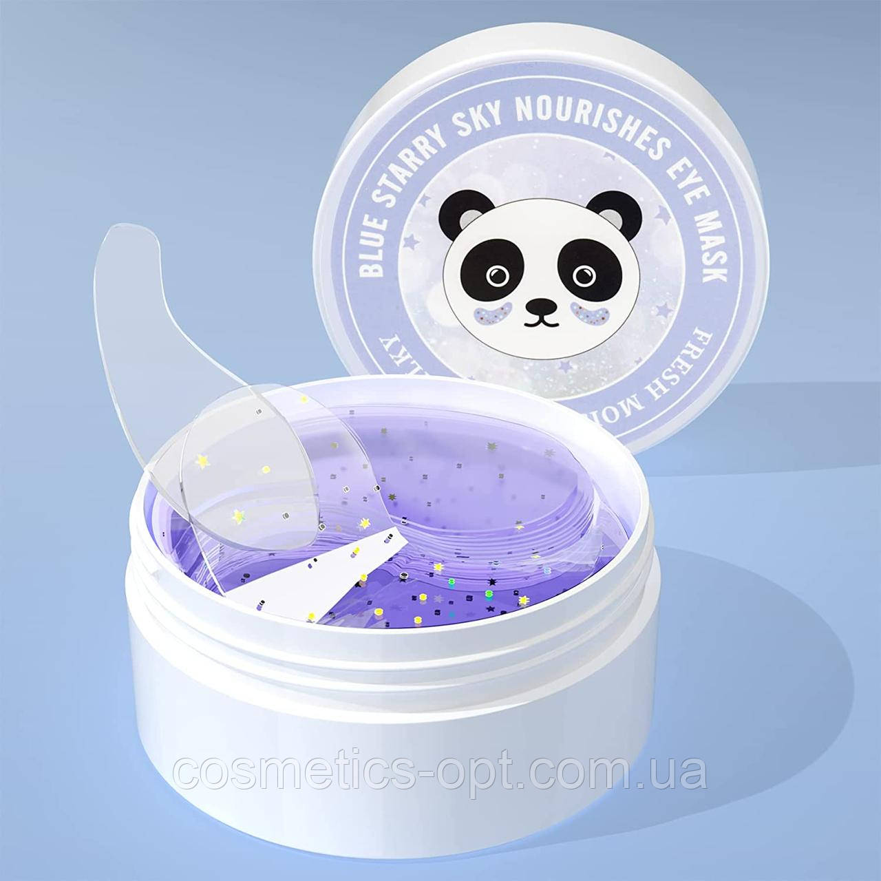 Зіркові патчі з екстрактом лотоса і колагеном Sersanlove Blue Sweet Starry Eye Mask, 60 шт