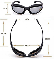 Тактические защитные баллистические очки Daisy X5, не запотевающие, со сменным линзами, GT3