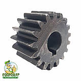 Шестерня 17 зубів під шпонку (сталь) №10, фото 6