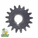 Шестерня 17 зубів під шпонку (сталь) №10, фото 5