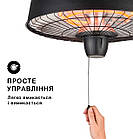 Підвісний інфрачервоний електричний обігрівач Blumfeldt Camden Heat, manual, 2,5 кВт, фото 5