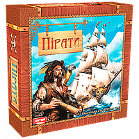 Детская картонная настольная игра "Пираты" Artos Games, ребенку от 8 лет, на 2-4 игрока, разноцветная