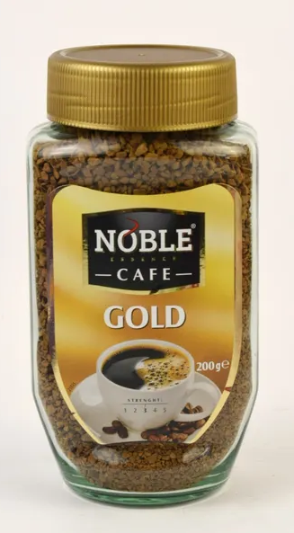 Кава розчинна Noble Cafe Gold 200 г.