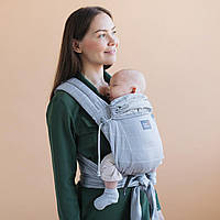 Детский хлопковый слинг ЛавТай Love & Carry Сити, ребенку с 2 месяцев, вес 3,5 15 кг., серый