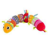 Детская развивающая мягкая игрушка Lamaze Собери гусеницу, от 6 до 18 месяцев, 10х23х22 см., разноцветная