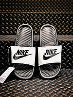 Женские шлепанцы Nike Benassi Black White 2