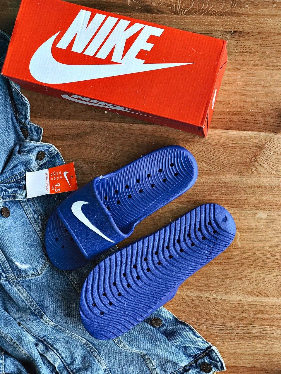 Шлепанцы Nike Blue - фото 5 - id-p1642086667