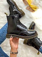 Женские ботинки Dr. Martens Patent Black No Logo 2 37 (23см)