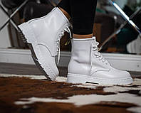 Женские ботинки Dr. Martens White Logo 2