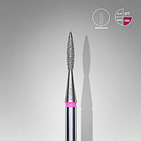 Фреза алмазне полум'я червона діаметр 1,6 мм Staleks