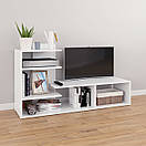 Тумба ТВ з полицями для декору й електроніки, фото 2