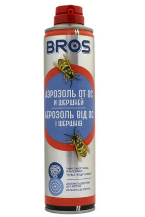 BROS/ БРОС спрей/АЕРОЗОЛЬ ВІД ОС І ШЕРШНІВ, 300 мл, фото 1