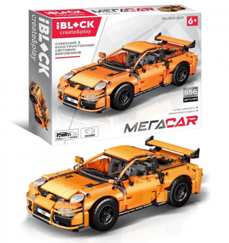 Конструктор IBlock МегаCar 956 елементів