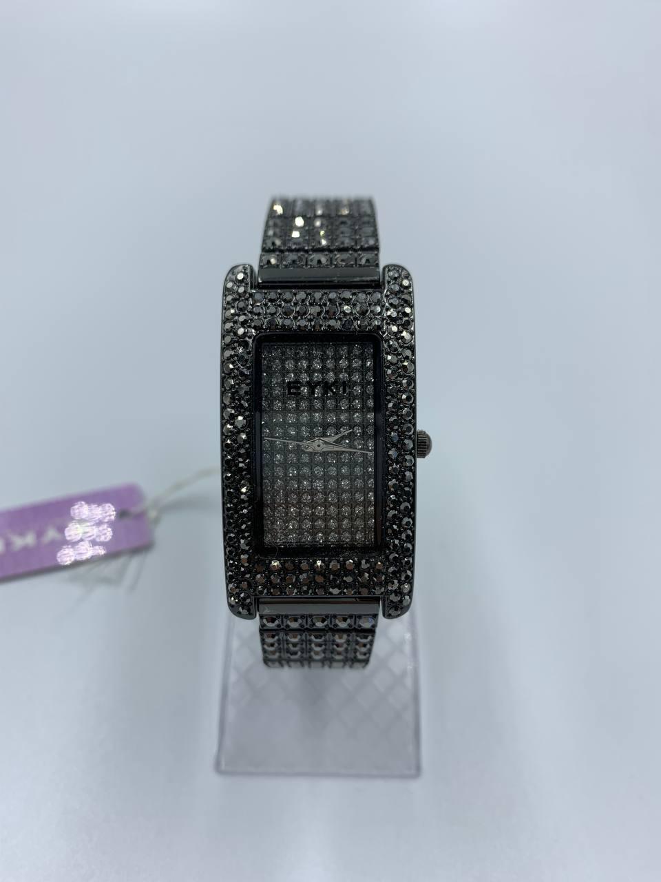 Зовнішній жіночий годинник Eyki Crystal Tags Black