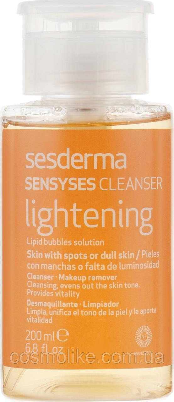 SesDerma Ліпосомальний лосьйон для зняття макіяжу Sensyses Cleanser Lightening, 200мл