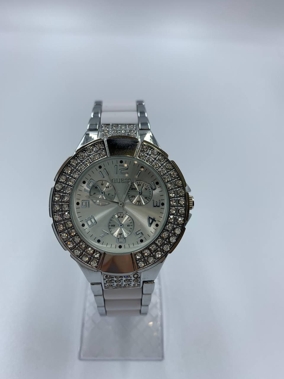 Часы Guess double diamond Silver