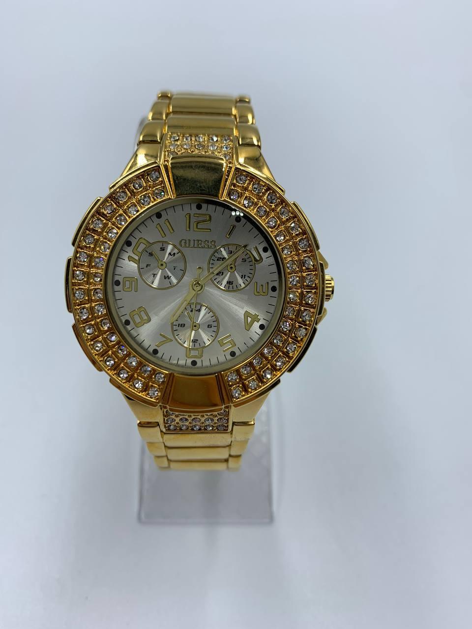 Часы Guess double diamond Gold