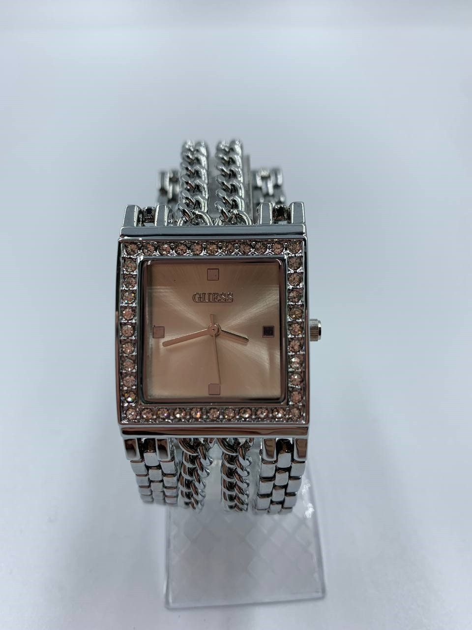 Жіночий наручний годинник Guess 7046 Silver