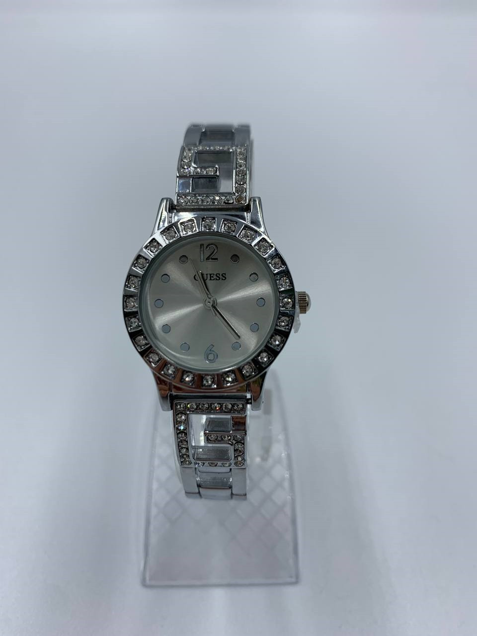 Наручний кварцовий годинник Guess 3302 silver
