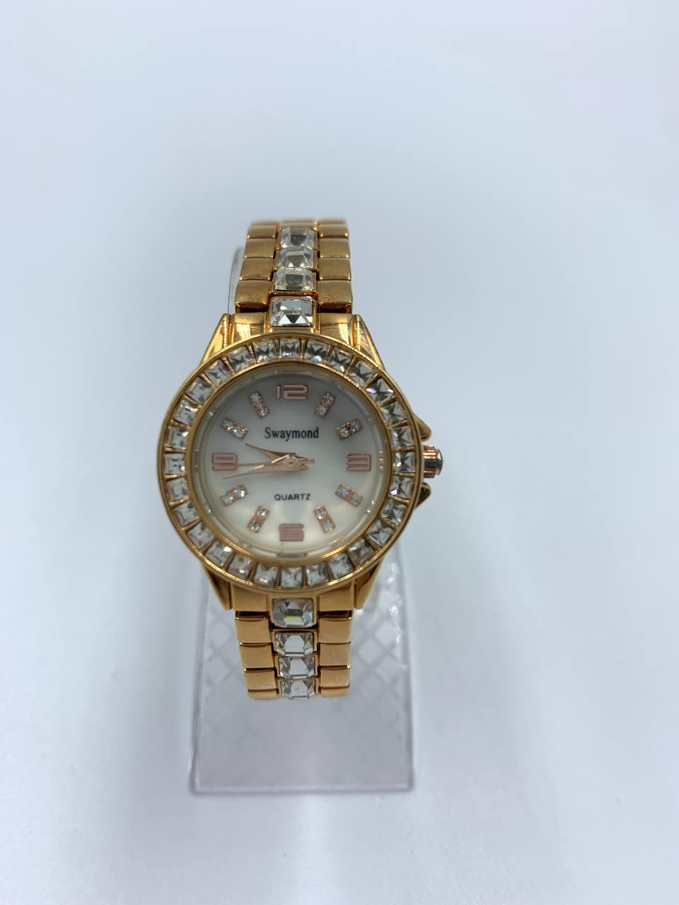 Годинник Swaymond з кристалами Swarovski rose gold