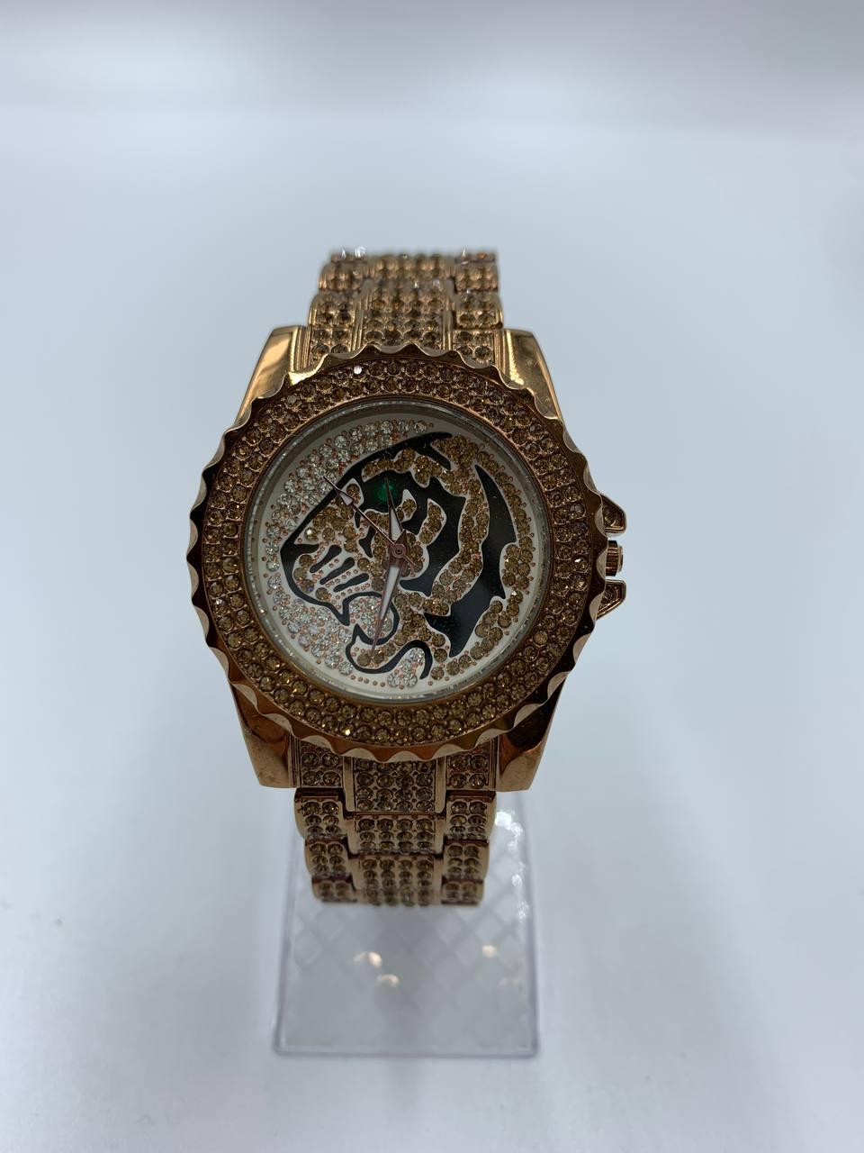 Годинник жіночий наручний Swaymond Diamond tiger brown