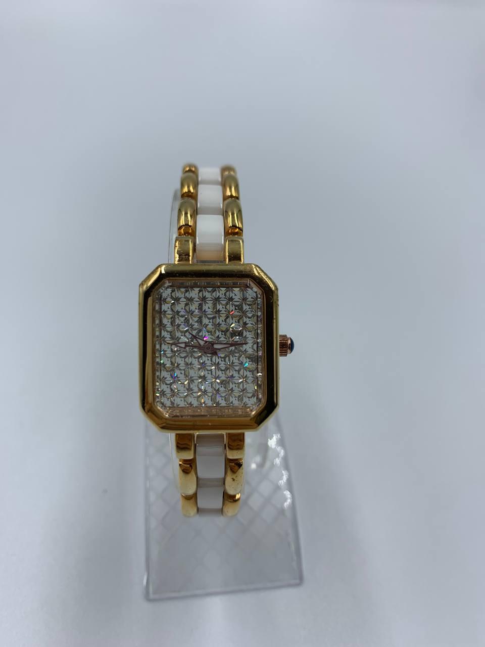 Годинник наручний Swaymond Perfect Touch з кристалами Swarovski білий
