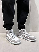 Мужские кроссовки Nike Dunk Hight Grey