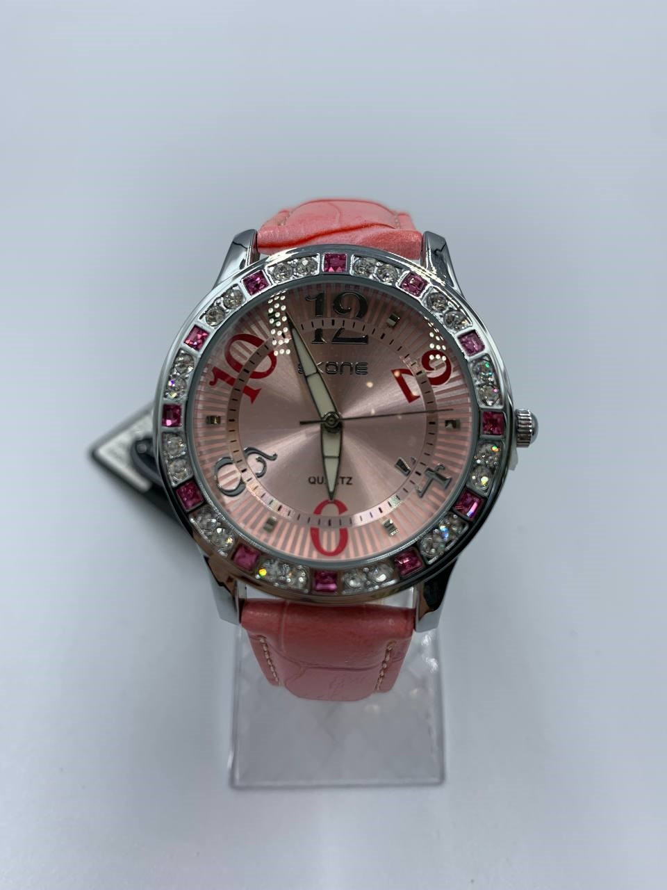 Жіночий наручний годинник Skone Diamond Рожевий