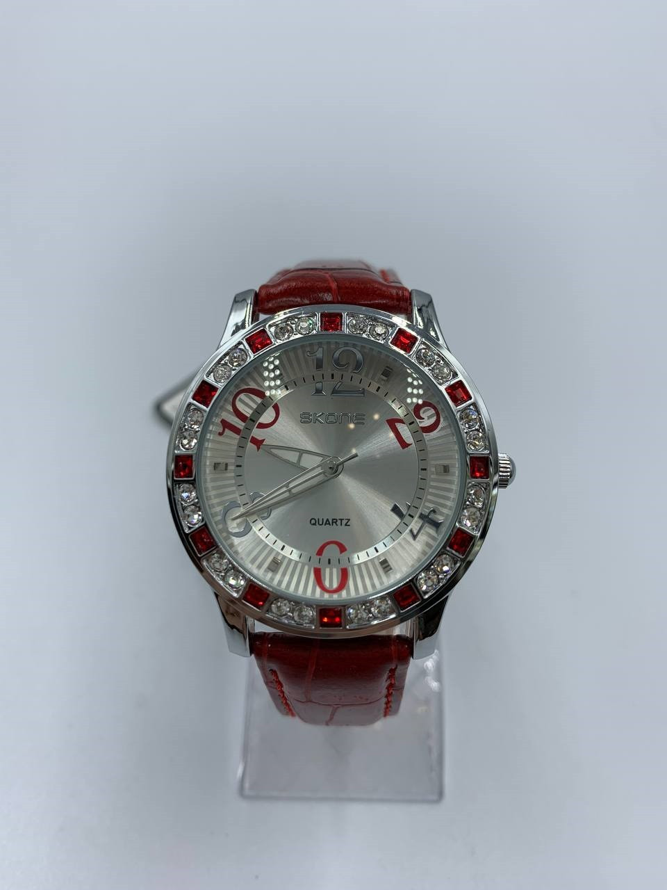 Жіночий наручний годинник Skone Diamond Червоний