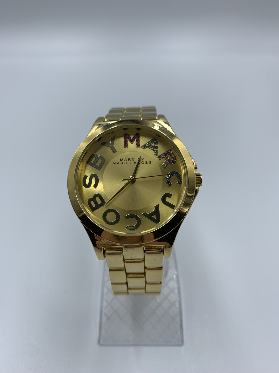 Часы наручные Marc by Marc Jacobs with crystal Logo Gold