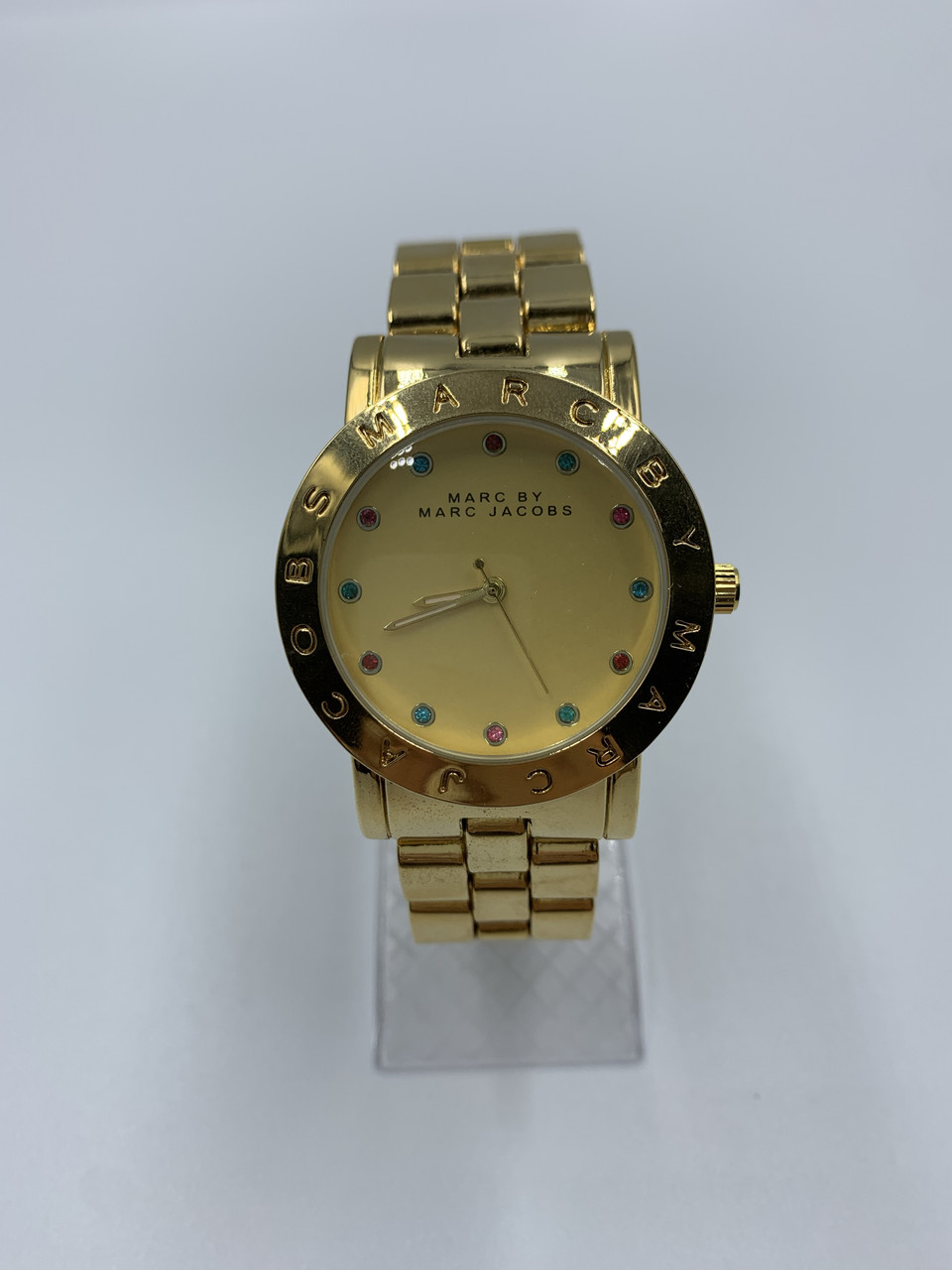 Годинник наручний Marc by Marc Jacobs Crystal Rainbow золотий із золотим