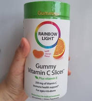 Вітамін С для дітей Rainbow Light Gummy Vitamin C Slices 90 жувальний мармеладок, фото 2