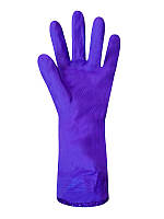 Перчатки резиновые SeVen 69142, фиолетовые (L)