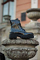 Женские ботинки Balenciaga Boots Tractor Black 2
