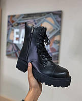 Женские ботинки Balenciaga Boots Tractor Black