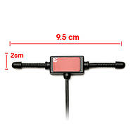 Антена автомобільна GSM 3G/4G/LTE WiFi 5dBi SMA Male (тато), виносна 3 метри, під скло універсальна, фото 4