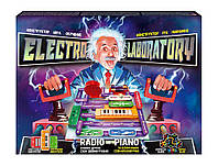 Детский электронный конструктор "Electro Laboratory. Radio+Piano" Danko Toys, с деталями для сборки радио