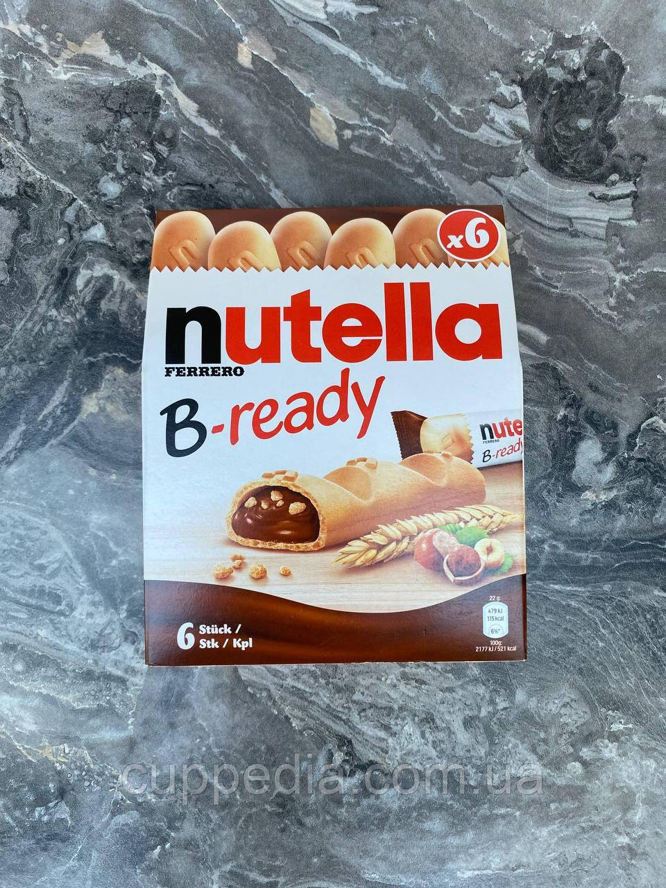 Батончики Nutella B-ready 132 грм - фото 1 - id-p551241493