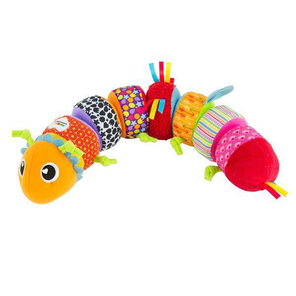 Детская развивающая мягкая игрушка Lamaze Собери гусеницу, от 6 до 18 месяцев, 10х23х22 см., разноцветная - фото 1 - id-p1642104564