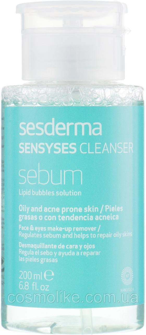 SesDerma Ліпосомальний лосьйон для зняття макіяжу Sensyses Cleanser Sebum, 200мл