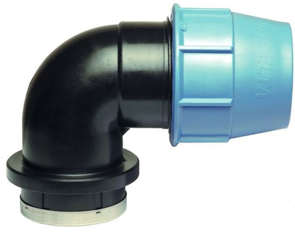 Кут затискний з внутрішньою різьбою 75х3 Unidelta, фото 1