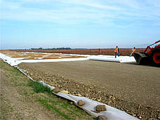 Геотекстиль голкопробивний Гео 250 г/м2 (рулоном) для ставка, ландшафту, дороги, фото 5