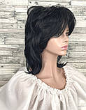 Перука чорна коротка стрижка жіноча для жінок для щоденної носки Hivision 3008-1, фото 4