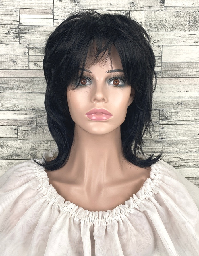 Перука чорна коротка стрижка жіноча для жінок для щоденної носки Hivision 3008-1, фото 1