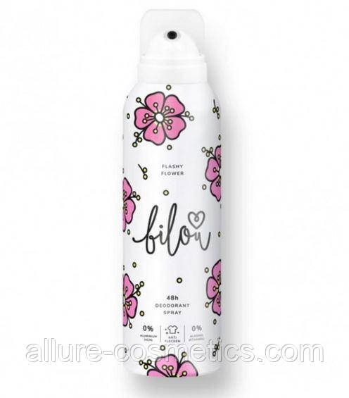 Дезодорант спрей без металів Bilou deodorant spray Flashy Flower 150 мл