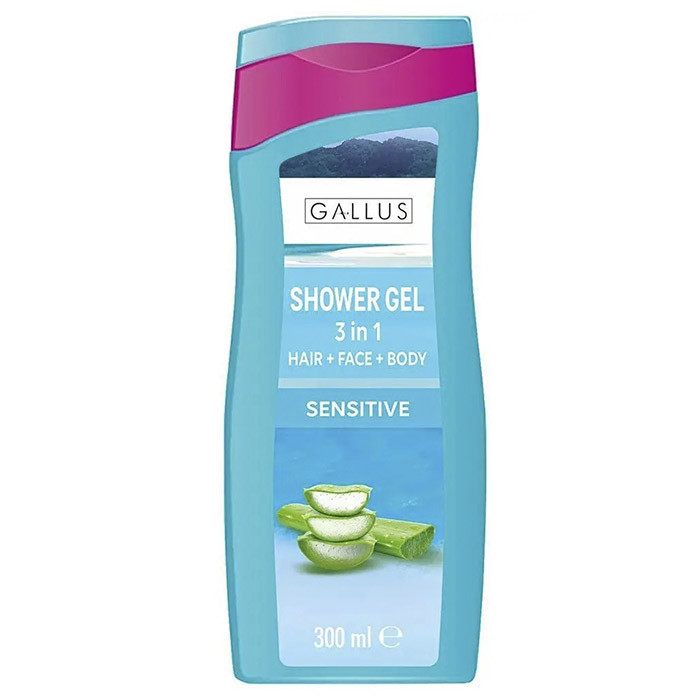Гель для душу Gallus Sensitive Ніжний 3в1 300 мл